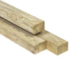 Regel groen geïmpregeerd vuren geschaafd 4,5 x 7 cm