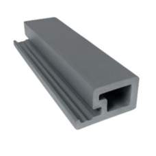 Gevelbekleding composiet hoekprofiel cladding 2,6 x 5,0 x 390 cm Grey