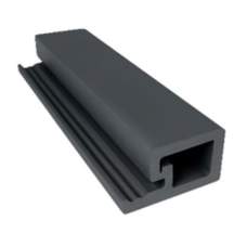Gevelbekleding composiet startprofiel cladding 2,6 x 5,0 x 290 cm Charcoal