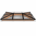 Douglas lichtstraat zwart schilddak 236,8 x 155 cm 159880
