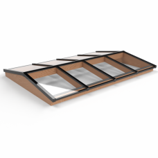 Douglas lichtstraat zwart zadeldak 322,2 x 205 cm 159902