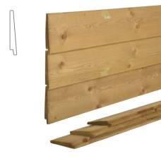 Zweeds rabat vuren groen geïmpregneerd 1,6-1,9 x 14,5 cm