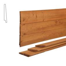 Zweeds rabat vuren bruin geïmpregneerd 1,6-1,9 x 14,5 cm