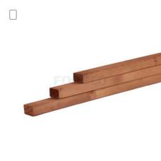 Stachetteregel vuren bruin geïmpregneerd 2,8 x 9,5 cm