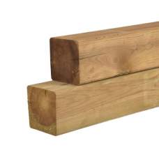 Tuinpaal grenen groen geïmpregneerd 14,5 x 14,5 cm