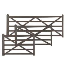 Poort vuren Dublin Dura² 120x122 cm geschaafd