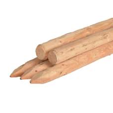 Boompaal vuren geschild kop Ø7 x 250 cm