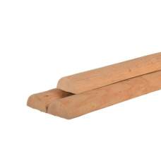 Halfronde regel vuren onbehandeld gefreesd Ø10 cm