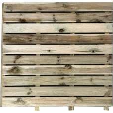 Vlondertegel reliëf grenen geïmpregneerd 100 x 100 cm Den Helder ACTIE