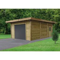 Garage Carport Solid 506 x 700 cm geïmpregneerd