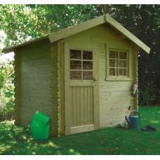 Blokhut Solid Saran 298 x 198 cm geïmpregneerd