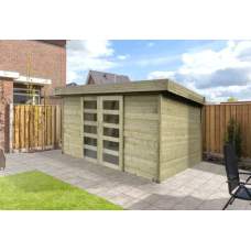 Blokhut Solid Malmö 393 x 305 cm geïmpregneerd