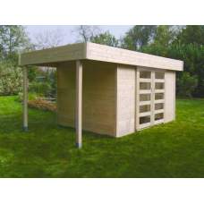 Blokhut Solid Larvik 333 + 121 x 245 cm