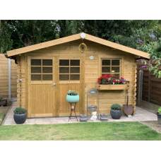 Blokhut Solid Chimay 358 x 298 cm geïmpregneerd