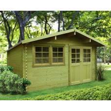 Blokhut Solid Niort 418 x 298 cm geïmpregneerd