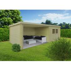 Blokhut Solid Rohan 298 + 365 x 298 cm geïmpregneerd