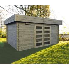 Blokhut Solid Viborg 418 x 328 cm geïmpregneerd