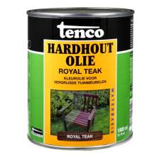 Tenco hardhout olie Royal Teak 1 l