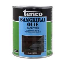 Tenco Bangkirai olie Dark Teak 1 liter