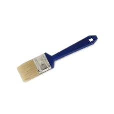Wegwerpkwast plat wit haar 30 mm