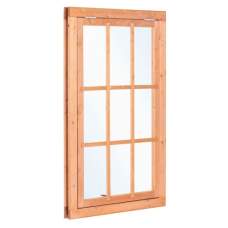 Red Class Wood uitzetraam 100 x 155,4 cm 9-ruits rvs beslag K226275