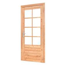 Douglas enkele glas deur 8-ruits 110 x 215 cm rechtsdraaiend RVS beslag K226281