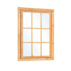 Douglas uitzetraam 9-ruits 100 x 155,4 cm RVS beslag K226290