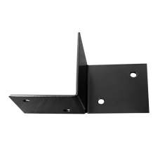 Pergola muurelement zwart gecoat links 9 x 9 cm