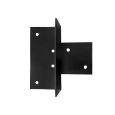 Pergola verlenging zwart gecoat 15 x 15 cm