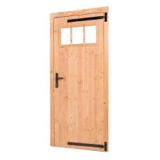 Douglas enkele klampdeur met klein raam 100 x 205 cm rechtsdraaiend K228803