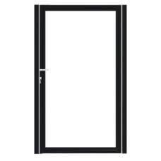 PuraFence Deluxe deurframe enkel staal 125 x 180 cm 21 mm profiel