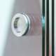 Glazen schuifwand plakhandvat deurgreep RVS rond (set van 2)