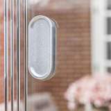 Glazen schuifwand plakhandvat deurgreep aluminium ovaal (set van 2) +€ 94,80