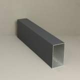 Glazen schuifwand aluminium fundatiekoker 6 x 11 x 600 cm +€ 172,85