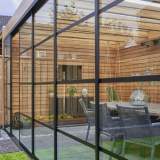 Glazen schuifwand steel-look set +€ 322,80