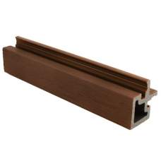 PuraTech composiet gevelbekleding hoekprofiel ipe 6,7 x 6,7 x 290 cm