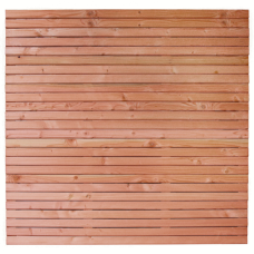 Tuinscherm Nador red class wood 180 x 180 cm recht
