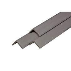 PuraShield composiet vlonderplank hoekprofiel dark grey 5 x 4,1 x 300 cm