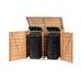 Containerberging dubbel douglas 150 x 86 x 118 cm