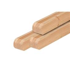 Tuinpaal douglas geschaafd 8,8 x 8,8 x 190 cm ronde kop