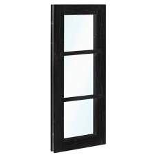 Vuren vastraam zwart gespoten (zijlicht) 45 x 150 cm P216409