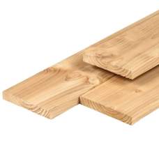 Eiken plank gedroogd geschaafd 2,8 x 18 cm