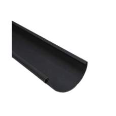 Dakgoot zwart gecoat goot 12,5 x 200 cm