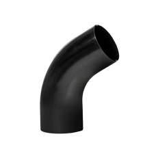 Dakgoot zwart gecoat HWA bocht 45 graden
