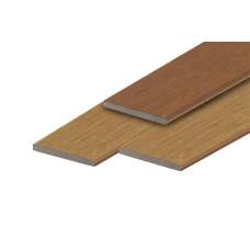 PuraTerra composiet boeiboord 2-kleurig teak 1,2 x 15 x 300 cm