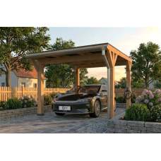 Douglas carport dubbel t.b.v. 15 zonnepanelen
