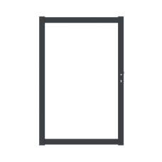 PuraFence deurframe enkel aluminium 100 x 180 cm
