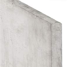 Beton onderplaat glad wit/grijs 3,5 x 36 x 184 cm