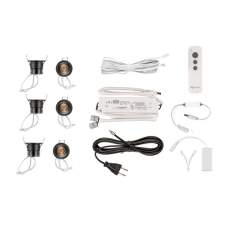 Plafondspots compleet (6 stuks)