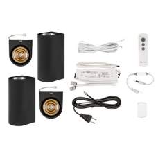 Wandspots compleet (4 stuks)